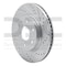 Dynamic Friction Co Brake Rotor Drilled And Slotted Silver, 631-48054R 631-48054R - alternate 2